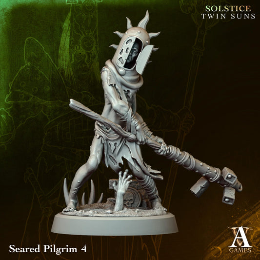 Seared Pilgrim (x4) - Solstice - Twin Suns - TTRPG - Wargaming - Mordheim - Dungeons and Dragons