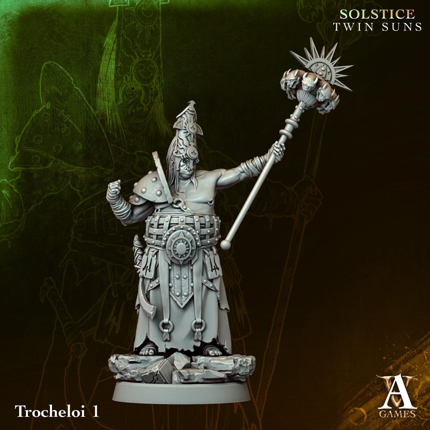 Trocheloi (x4) - Solstice - Twin Suns - TTRPG - Wargaming - Mordheim - Dungeons and Dragons