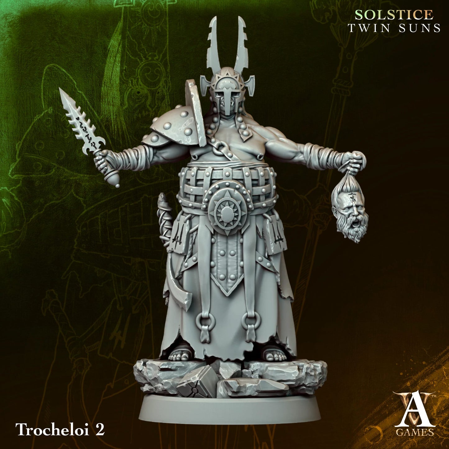 Trocheloi (x4) - Solstice - Twin Suns - TTRPG - Wargaming - Mordheim - Dungeons and Dragons