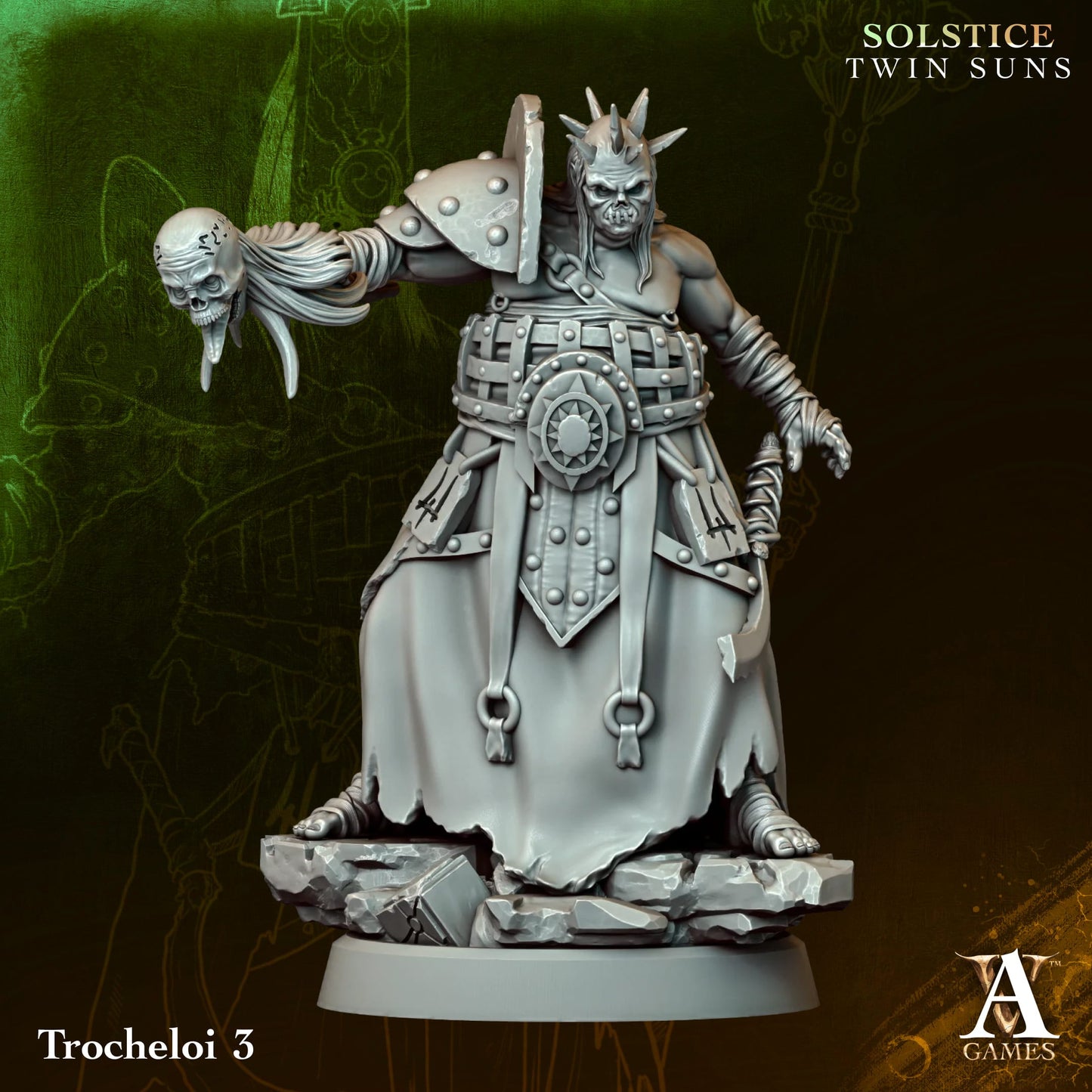 Trocheloi (x4) - Solstice - Twin Suns - TTRPG - Wargaming - Mordheim - Dungeons and Dragons