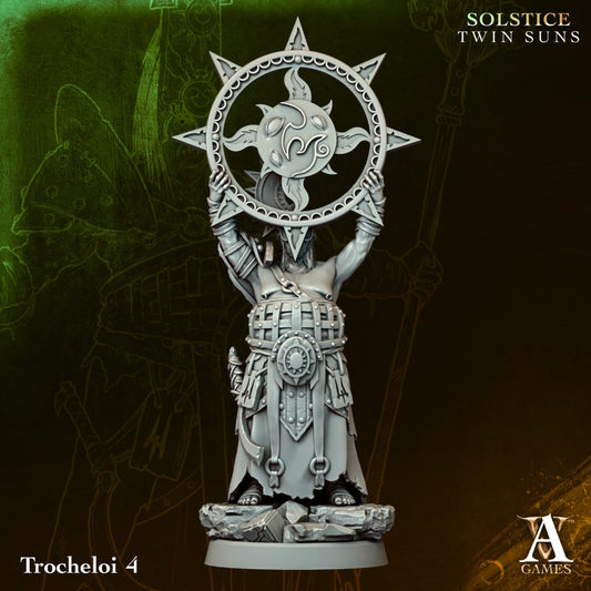 Trocheloi (x4) - Solstice - Twin Suns - TTRPG - Wargaming - Mordheim - Dungeons and Dragons