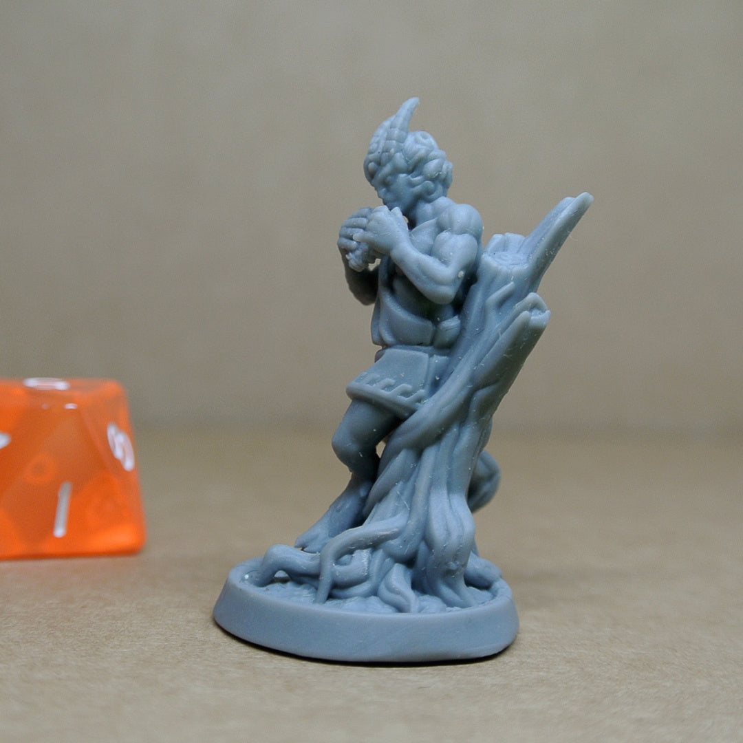 Satyr - Greek Mythology - Dungeons and Dragons - Fey Creature - by Drunken Dwarf - Tabletop RPG Miniature - Roleplaying 3D Printed Fantasy Mini