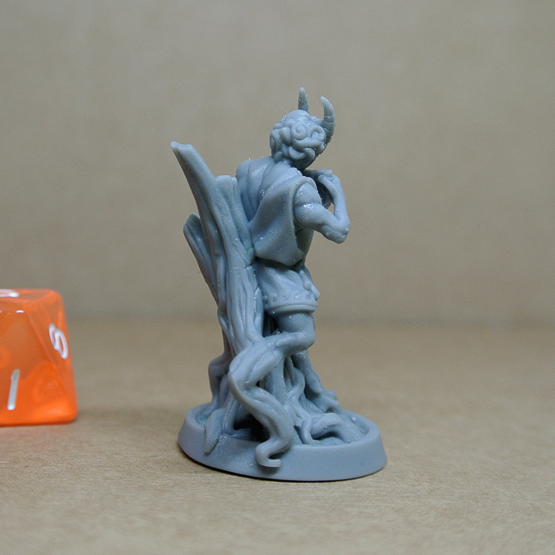 Satyr - Greek Mythology - Dungeons and Dragons - Fey Creature - by Drunken Dwarf - Tabletop RPG Miniature - Roleplaying 3D Printed Fantasy Mini