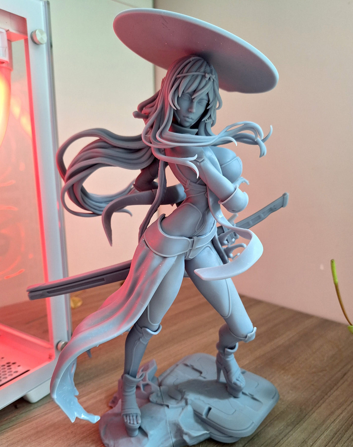 Scarlet: Black Shadow Sculpture(75mm to 500mm) - Unassembled/Unpainted/3D Print
