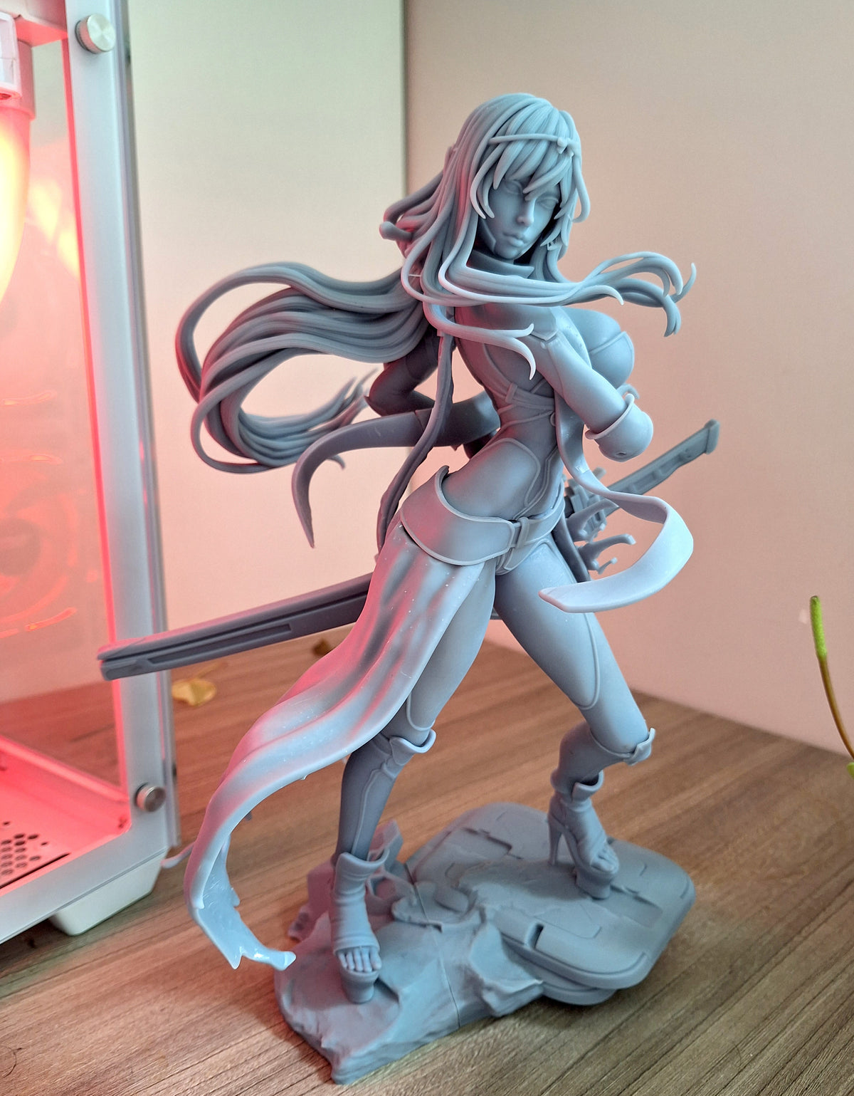Scarlet: Black Shadow Sculpture(75mm to 500mm) - Unassembled/Unpainted/3D Print