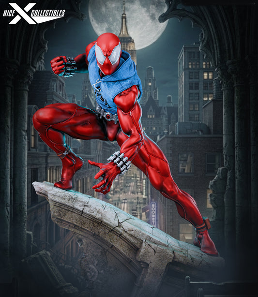Scarlet Spider Sculpture (75mm to 500mm) Stranger Things - Unassembled/Unpainted/3D Print