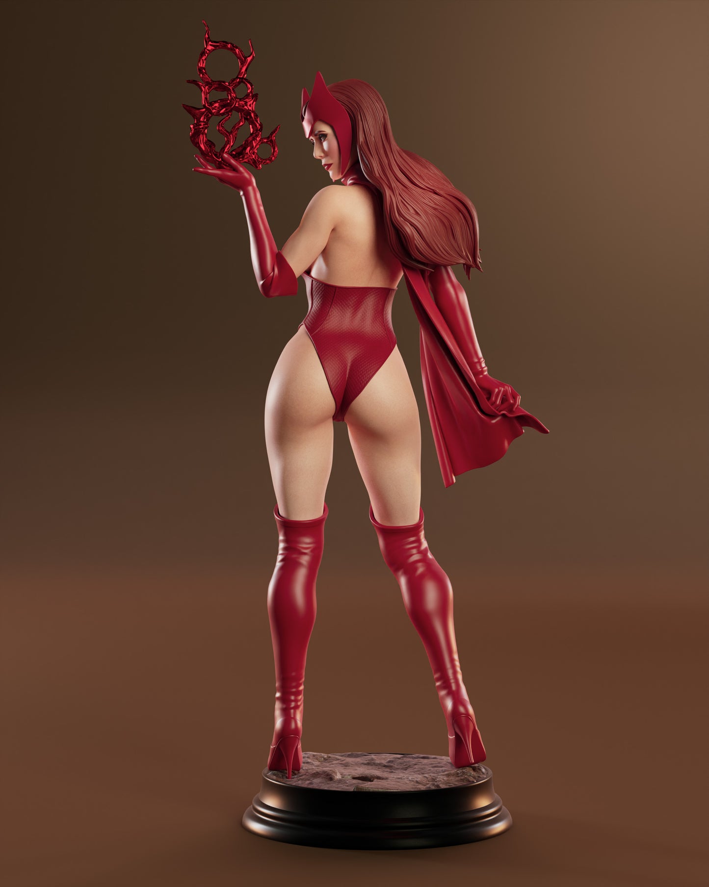 Scarlet Witch Sculpture (75mm to 500mm) - Unassembled/Unpainted/3D Print