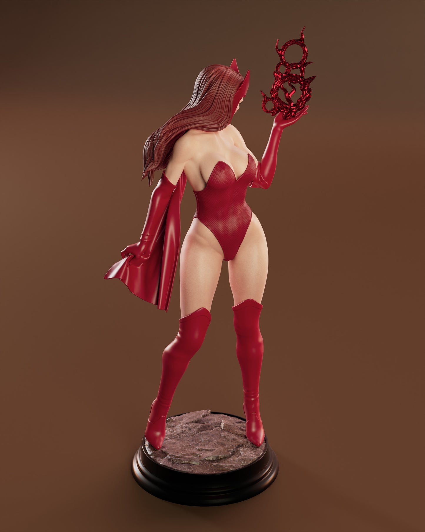 Scarlet Witch Sculpture (75mm to 500mm) - Unassembled/Unpainted/3D Print