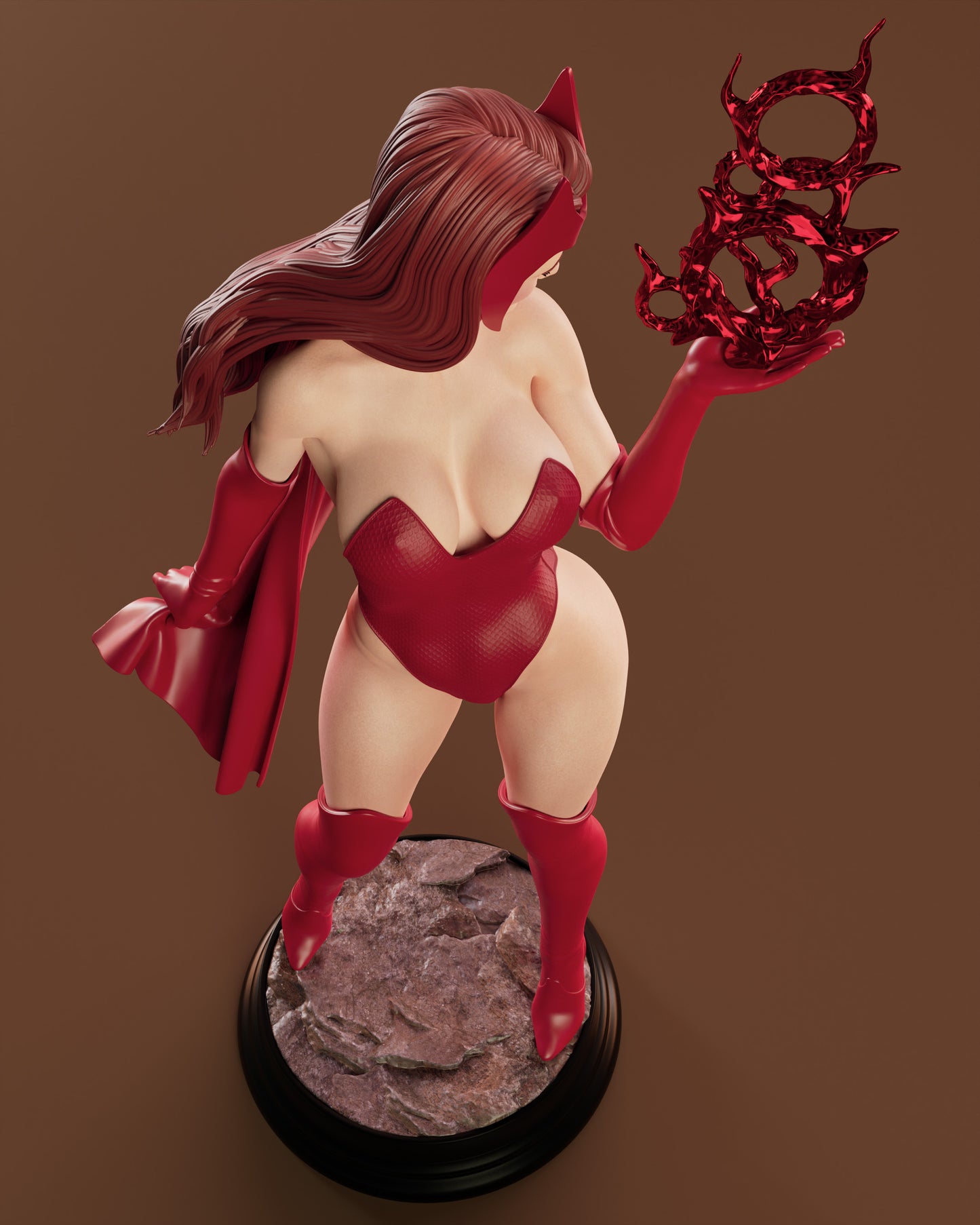 Scarlet Witch Sculpture (75mm to 500mm) - Unassembled/Unpainted/3D Print