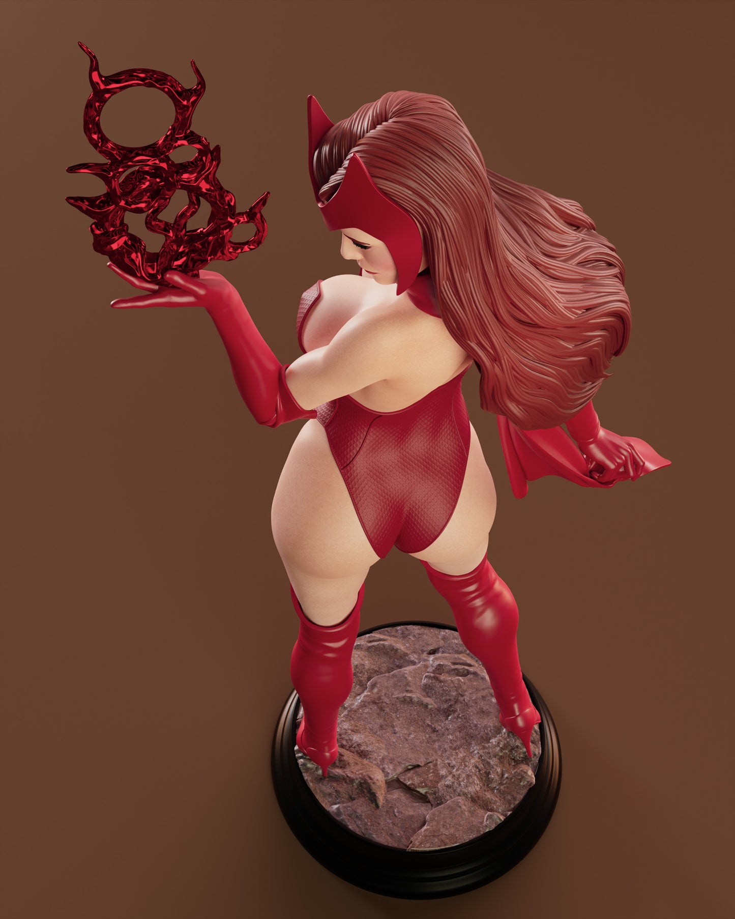 Scarlet Witch Sculpture (75mm to 500mm) - Unassembled/Unpainted/3D Print