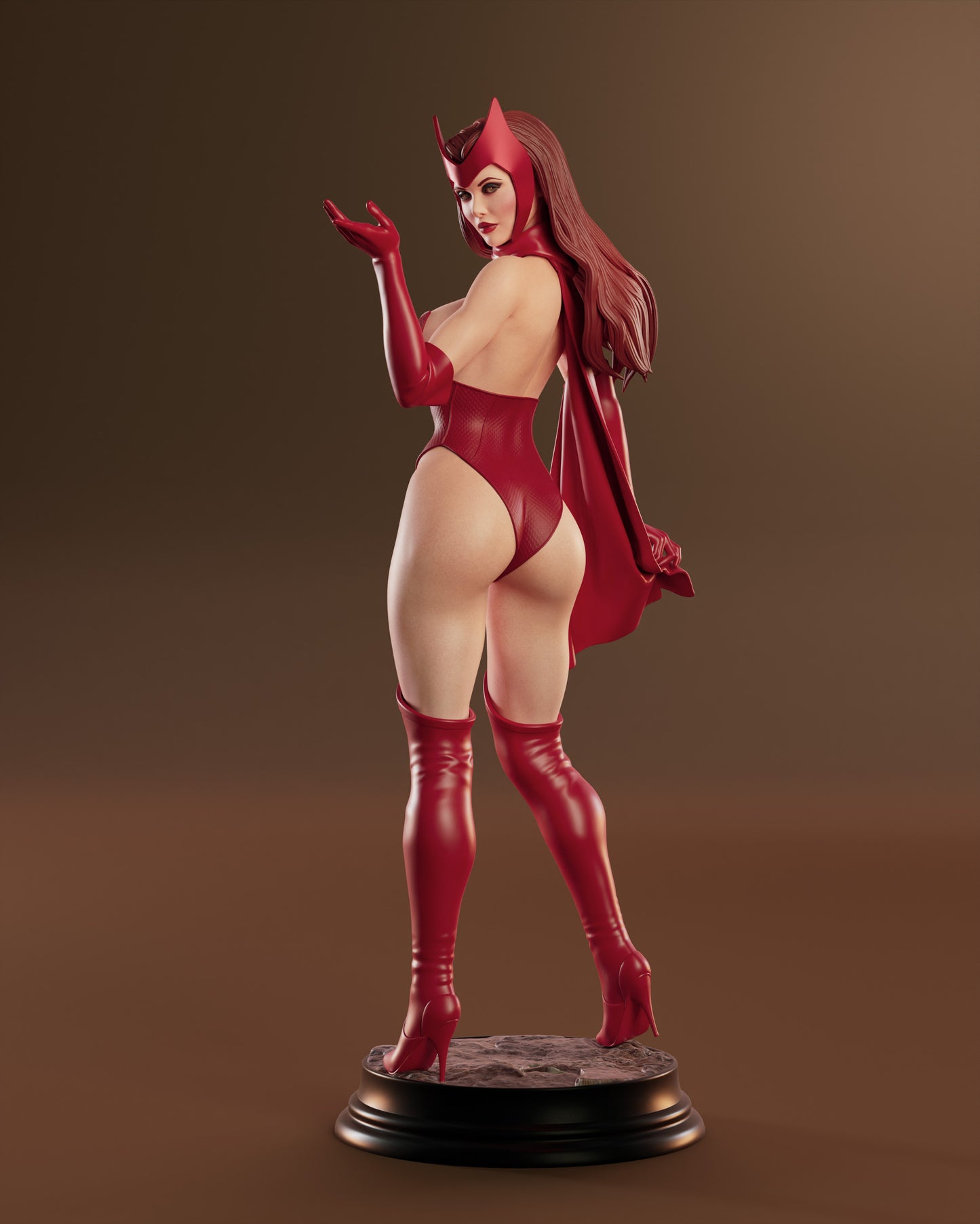 Scarlet Witch Sculpture (75mm to 500mm) - Unassembled/Unpainted/3D Print