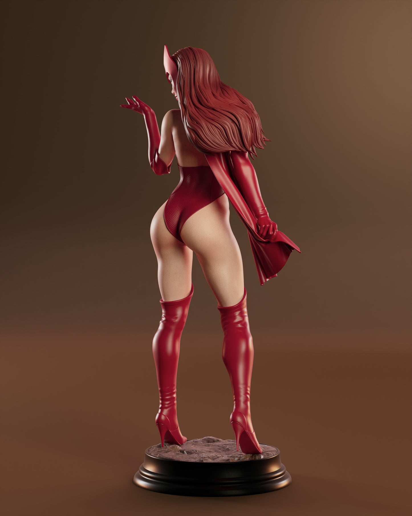 Scarlet Witch Sculpture (75mm to 500mm) - Unassembled/Unpainted/3D Print