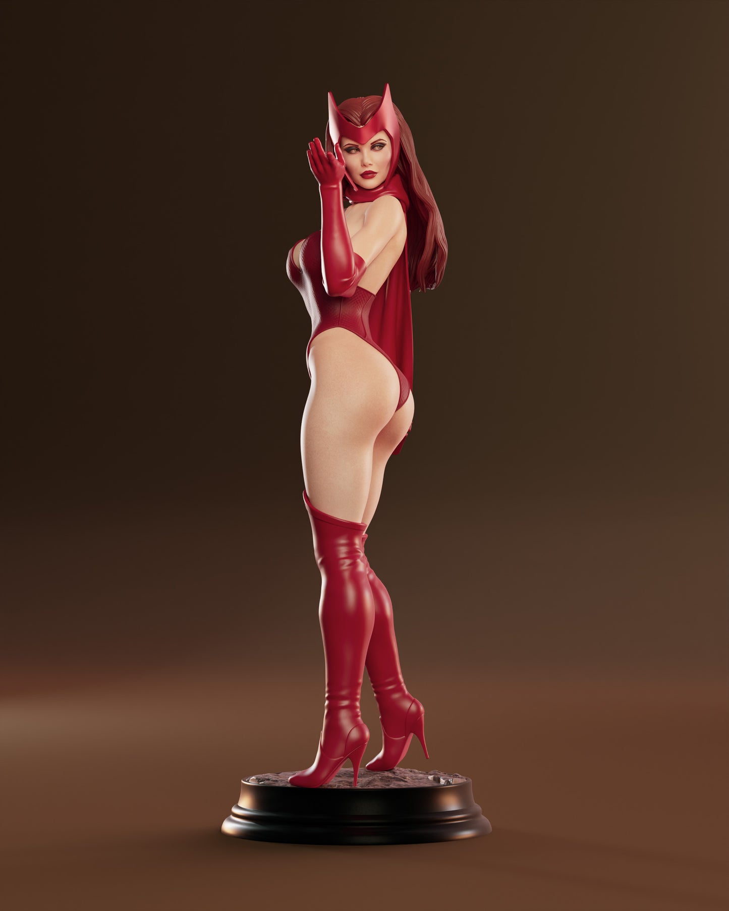 Scarlet Witch Sculpture (75mm to 500mm) - Unassembled/Unpainted/3D Print