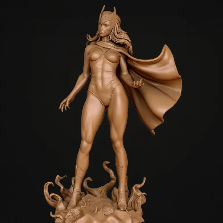 Scarlet Witch Sculpture (75mm to 500mm) - Unassembled/Unpainted/3D Print