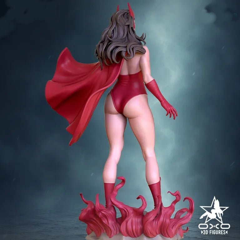 Scarlet Witch Sculpture (75mm to 500mm) - Unassembled/Unpainted/3D Print