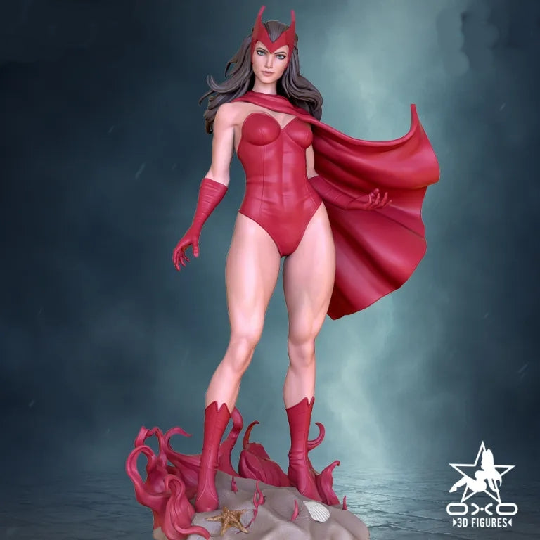 Scarlet Witch Sculpture (75mm to 500mm) - Unassembled/Unpainted/3D Print