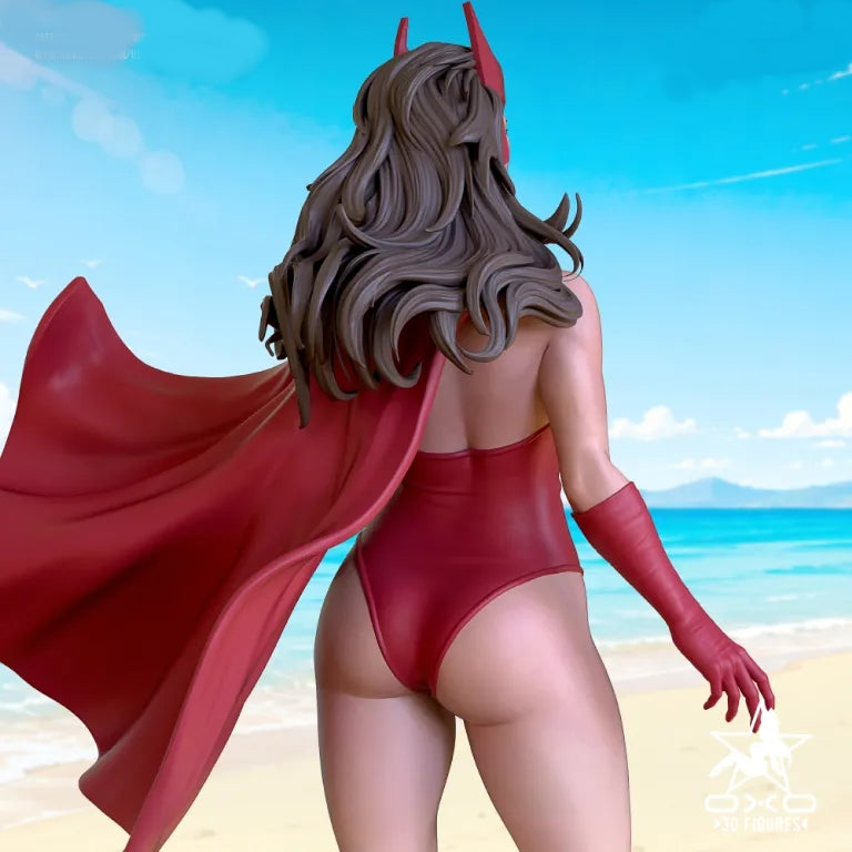 Scarlet Witch Sculpture (75mm to 500mm) - Unassembled/Unpainted/3D Print