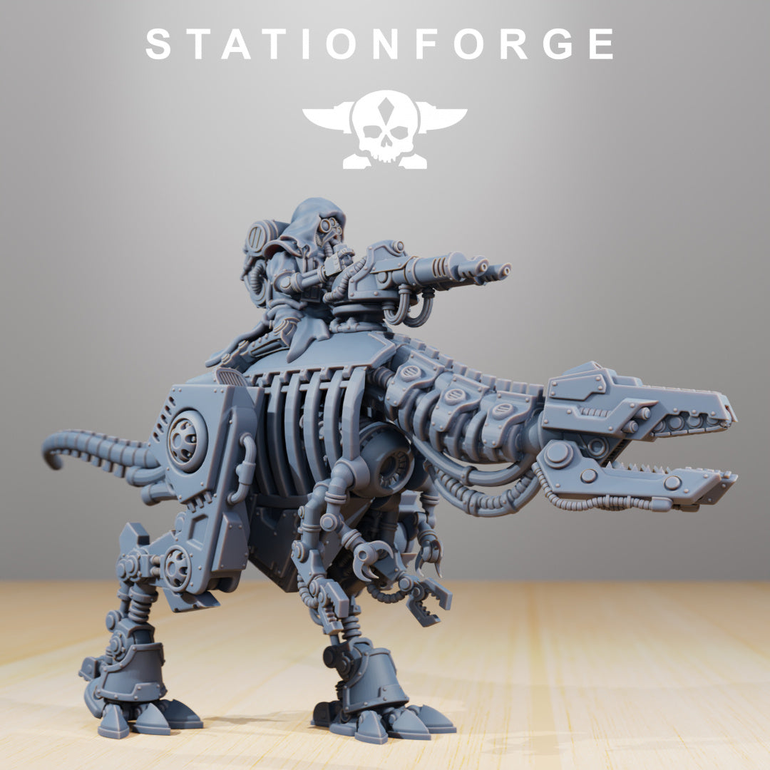 Scavenger Alpha Rider - Compatible with Warhammer 40K - by Station Forge - Tabletop RPG Miniature - Roleplaying 3D Printed Fantasy Mini