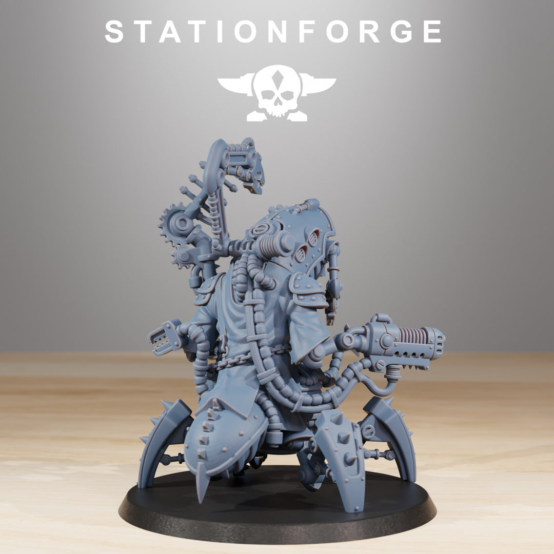 Scavenger Buglator - Compatible with Warhammer 40K - by Station Forge - Tabletop RPG Miniature - Roleplaying 3D Printed Fantasy Mini