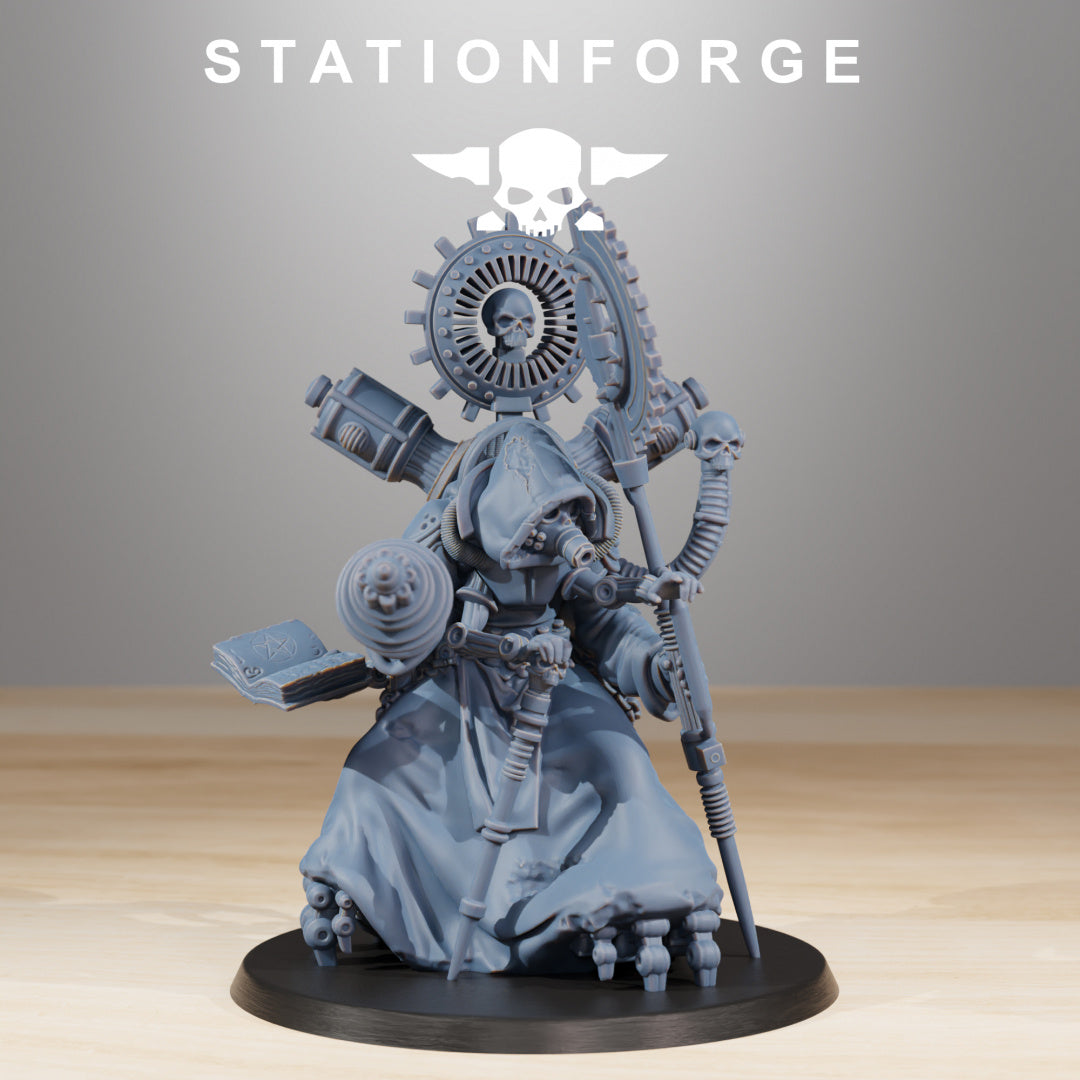 Scavenger Cultist Leader - Compatible with Warhammer 40K - by Station Forge - Tabletop RPG Miniature - Roleplaying 3D Printed Fantasy Mini