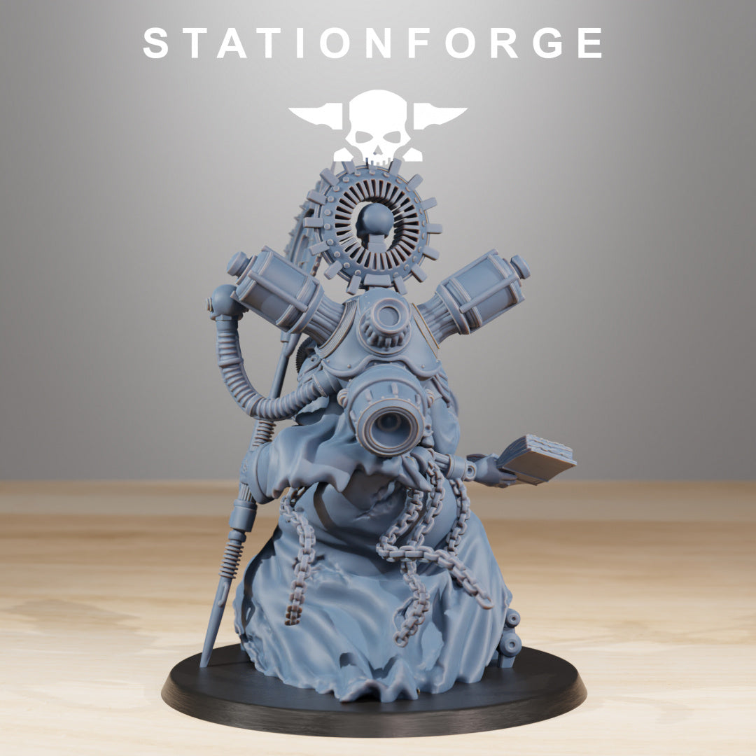 Scavenger Cultist Leader - Compatible with Warhammer 40K - by Station Forge - Tabletop RPG Miniature - Roleplaying 3D Printed Fantasy Mini