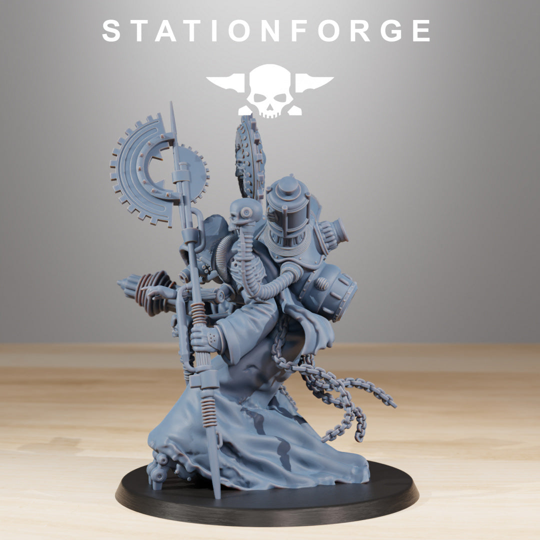 Scavenger Cultist Leader - Compatible with Warhammer 40K - by Station Forge - Tabletop RPG Miniature - Roleplaying 3D Printed Fantasy Mini