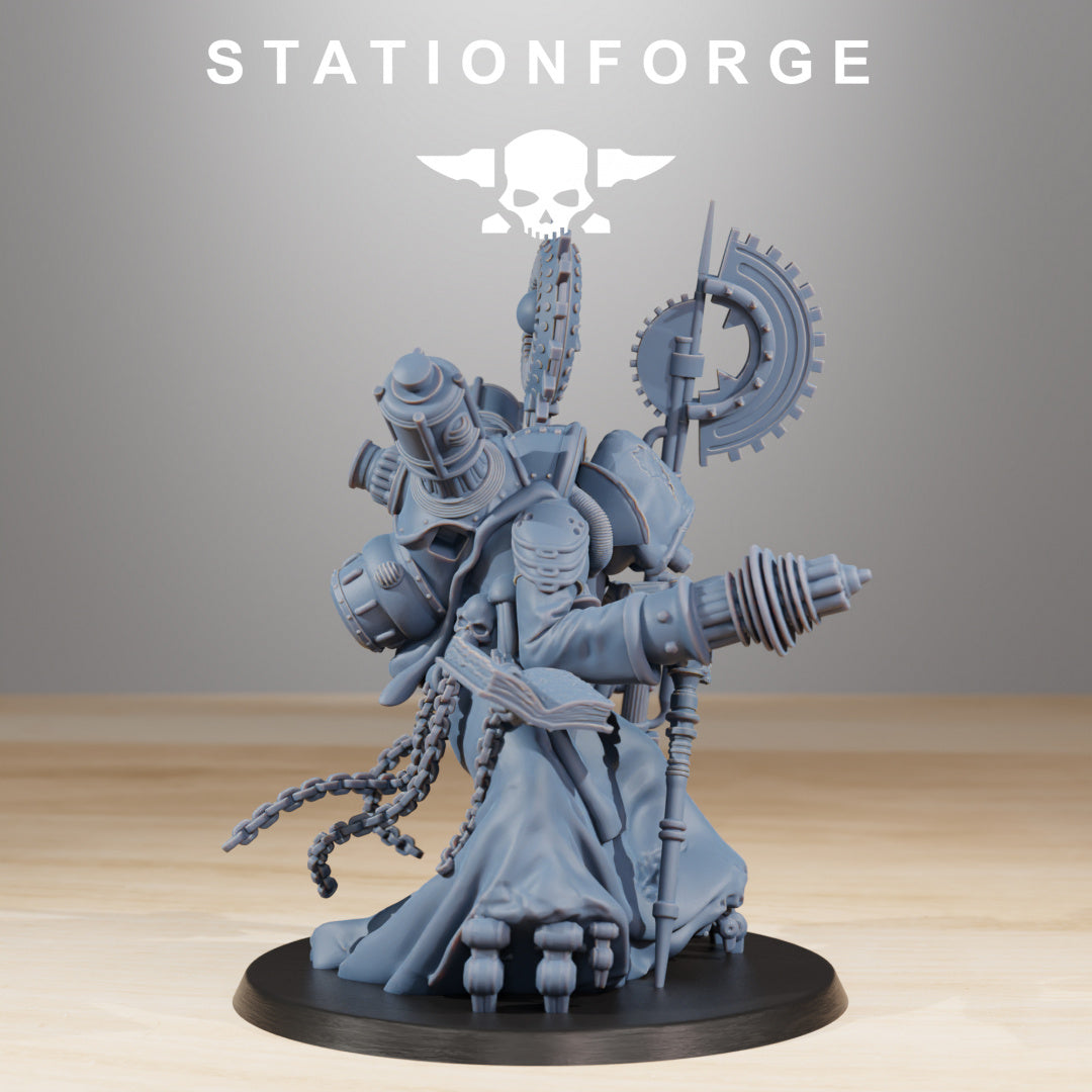 Scavenger Cultist Leader - Compatible with Warhammer 40K - by Station Forge - Tabletop RPG Miniature - Roleplaying 3D Printed Fantasy Mini