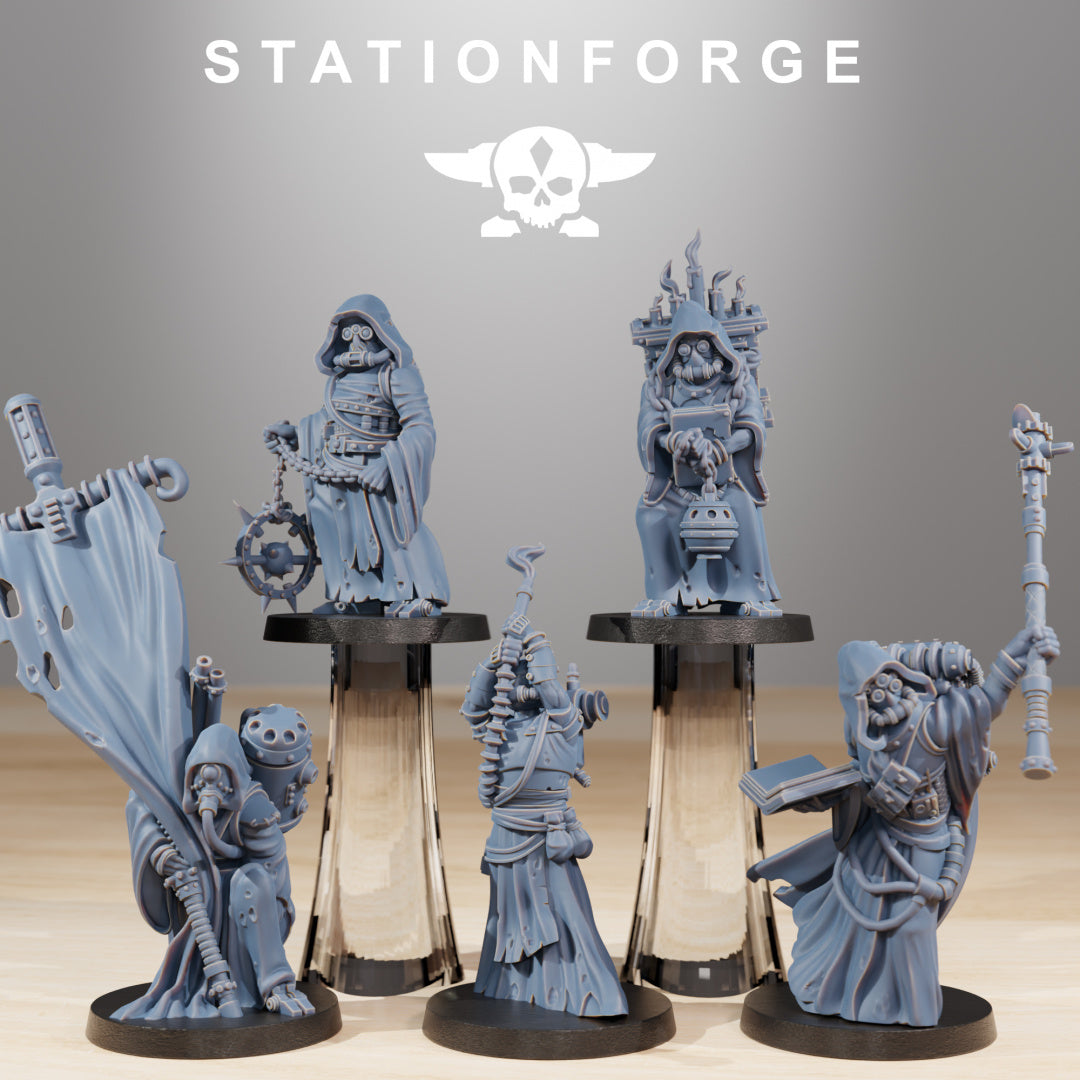 Scavenger Cultists - Compatible with Warhammer 40K - by Station Forge - Tabletop RPG Miniature - Roleplaying 3D Printed Fantasy Mini