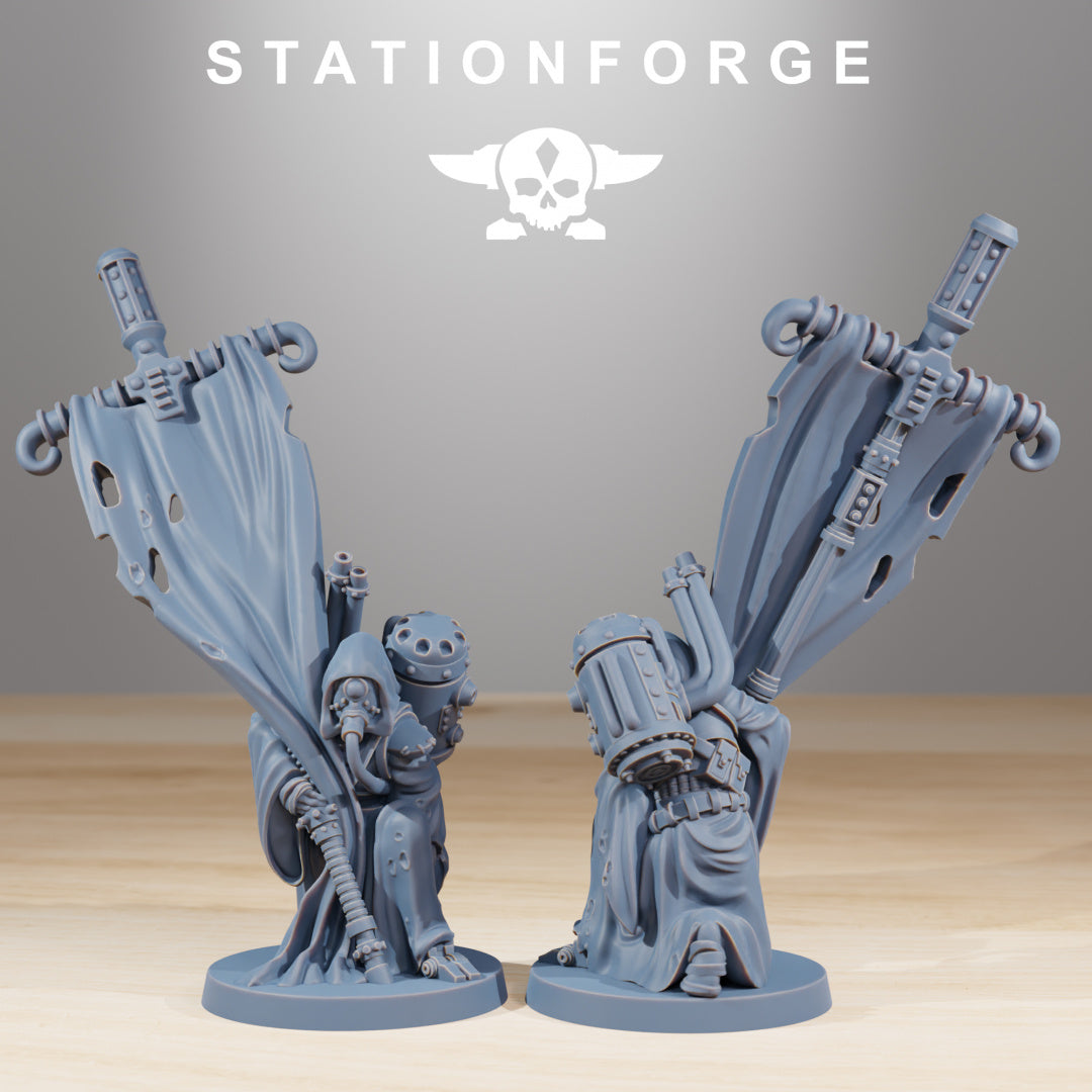 Scavenger Cultists - Compatible with Warhammer 40K - by Station Forge - Tabletop RPG Miniature - Roleplaying 3D Printed Fantasy Mini