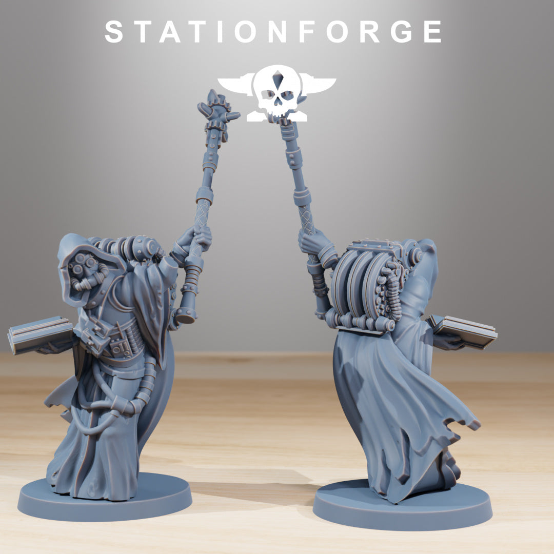 Scavenger Cultists - Compatible with Warhammer 40K - by Station Forge - Tabletop RPG Miniature - Roleplaying 3D Printed Fantasy Mini