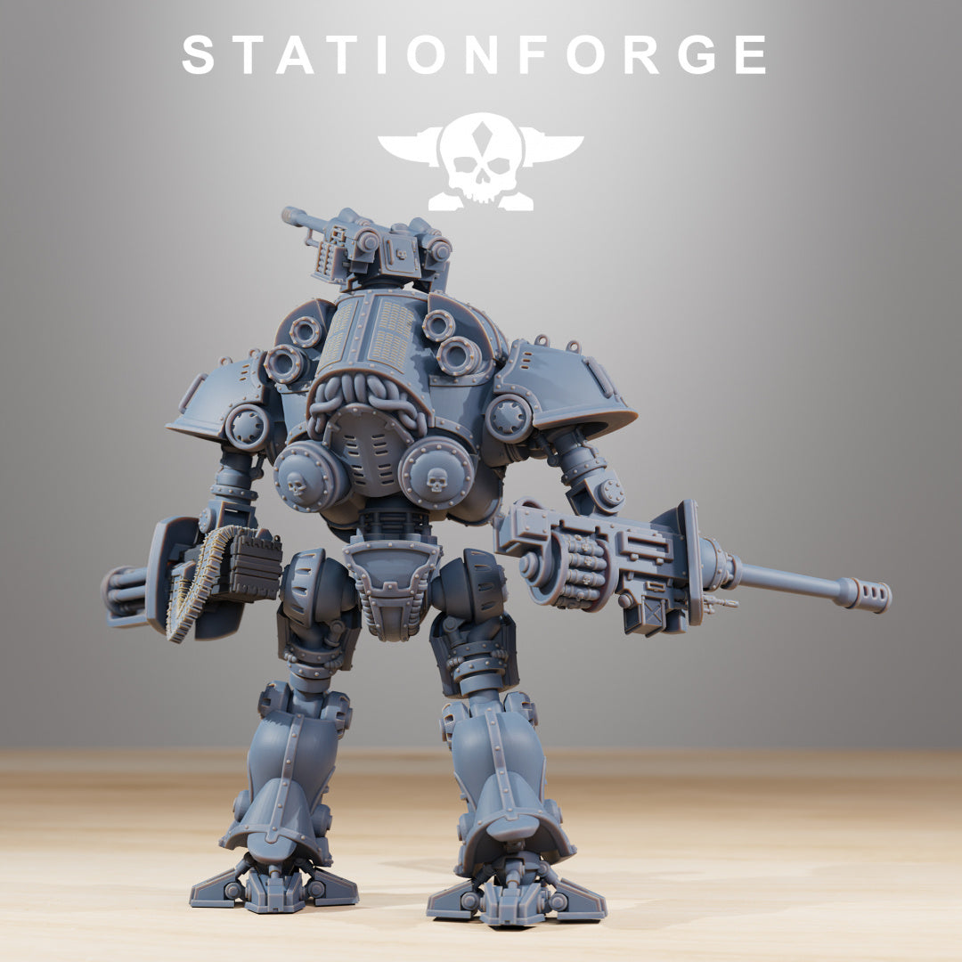 Scavenger Defender Mk2 - Compatible with Warhammer 40K - by Station Forge - Tabletop RPG Miniature - Roleplaying 3D Printed Fantasy Mini