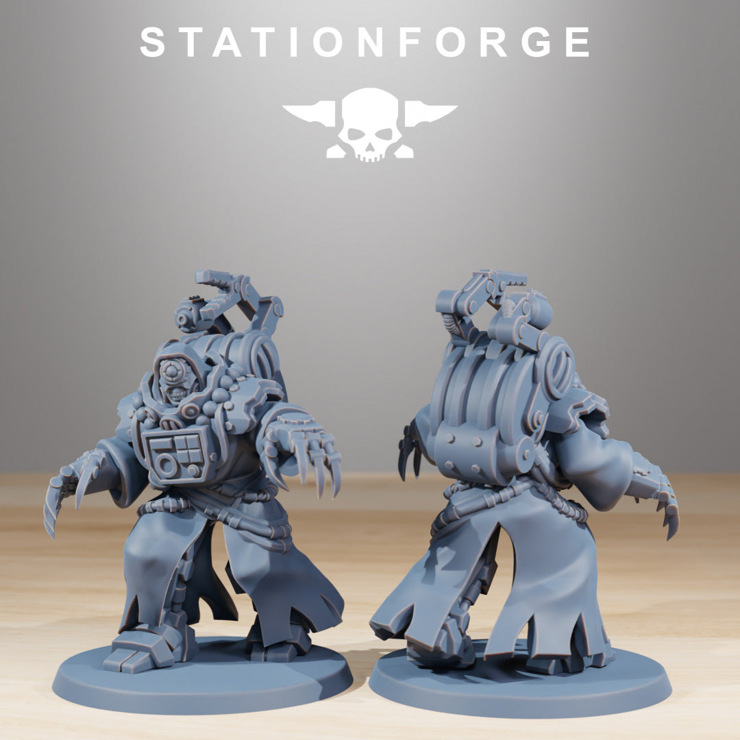 Scavenger Droitex Mk3 - Compatible with Warhammer 40K - by Station Forge - Tabletop RPG Miniature - Roleplaying 3D Printed Fantasy Mini