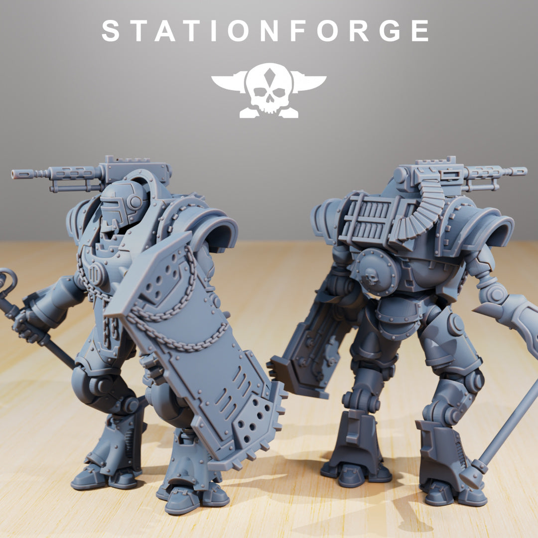 Scavenger Exutars - Compatible with Warhammer 40K - by Station Forge - Tabletop RPG Miniature - Roleplaying 3D Printed Fantasy Mini