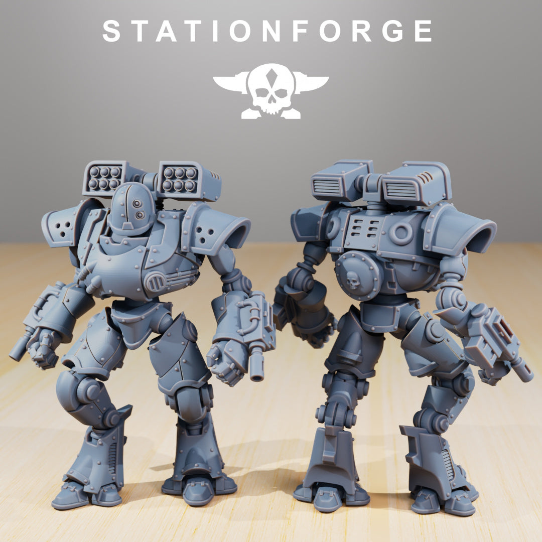 Scavenger Exutars - Compatible with Warhammer 40K - by Station Forge - Tabletop RPG Miniature - Roleplaying 3D Printed Fantasy Mini