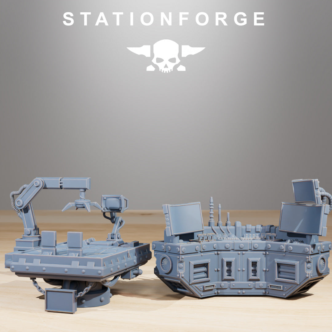 Scavenger Factory Terrain - by Station Forge - Tabletop RPG Miniature - Roleplaying 3D Printed Fantasy Mini