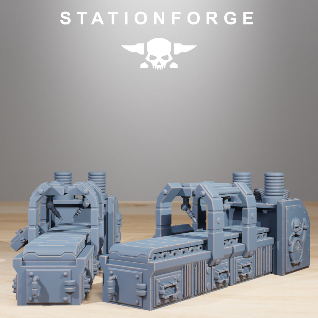 Scavenger Factory Terrain - by Station Forge - Tabletop RPG Miniature - Roleplaying 3D Printed Fantasy Mini