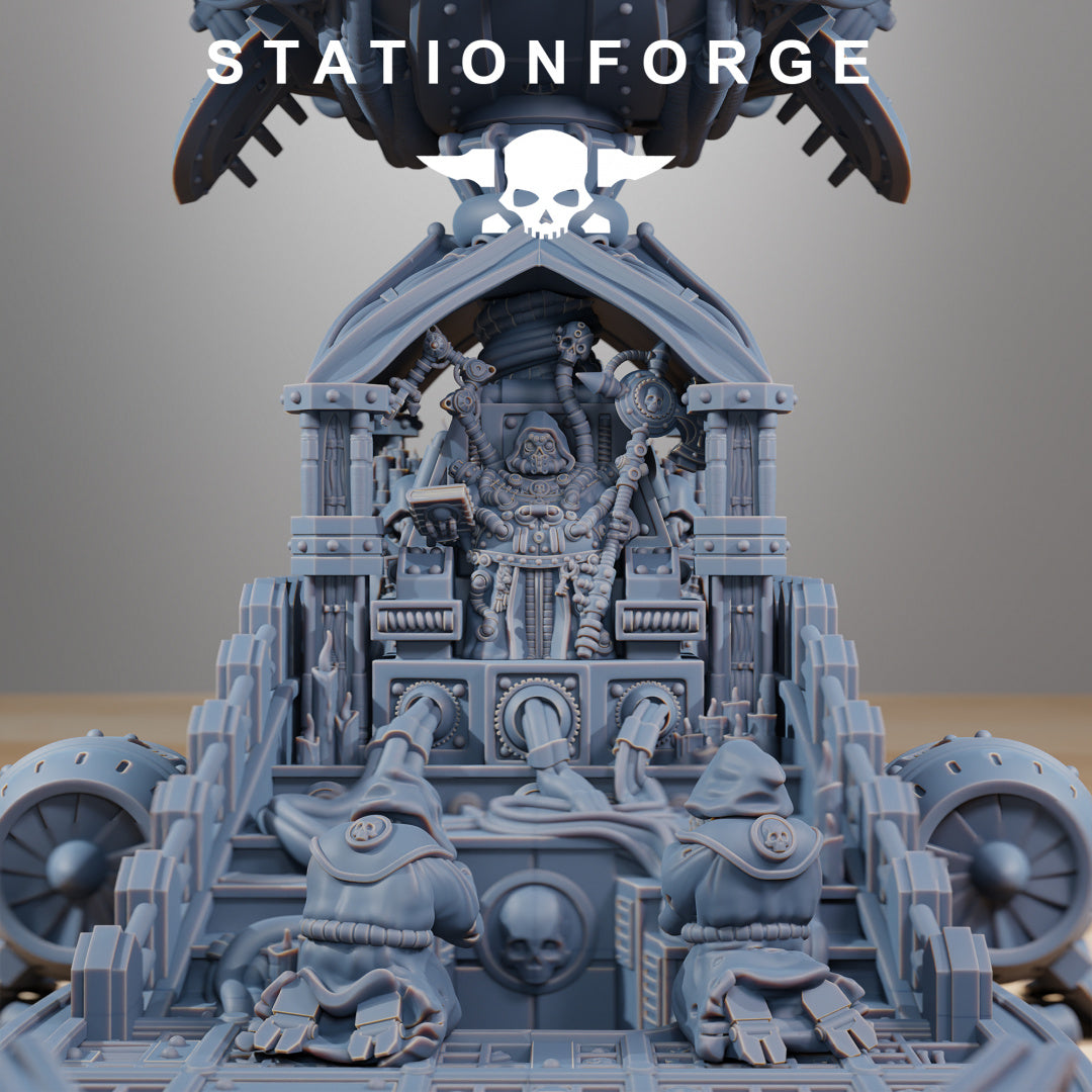 Scavenger Floating Chapel - Compatible with Warhammer 40K - by Station Forge - Tabletop RPG Miniature - Roleplaying 3D Printed Fantasy Mini