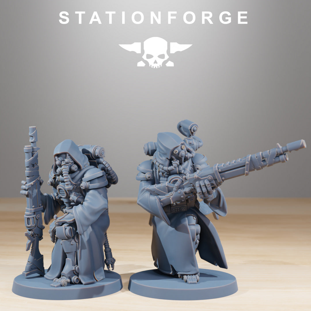 Scavenger Hunters - Compatible with Warhammer 40K - by Station Forge - Tabletop RPG Miniature - Roleplaying 3D Printed Fantasy Mini