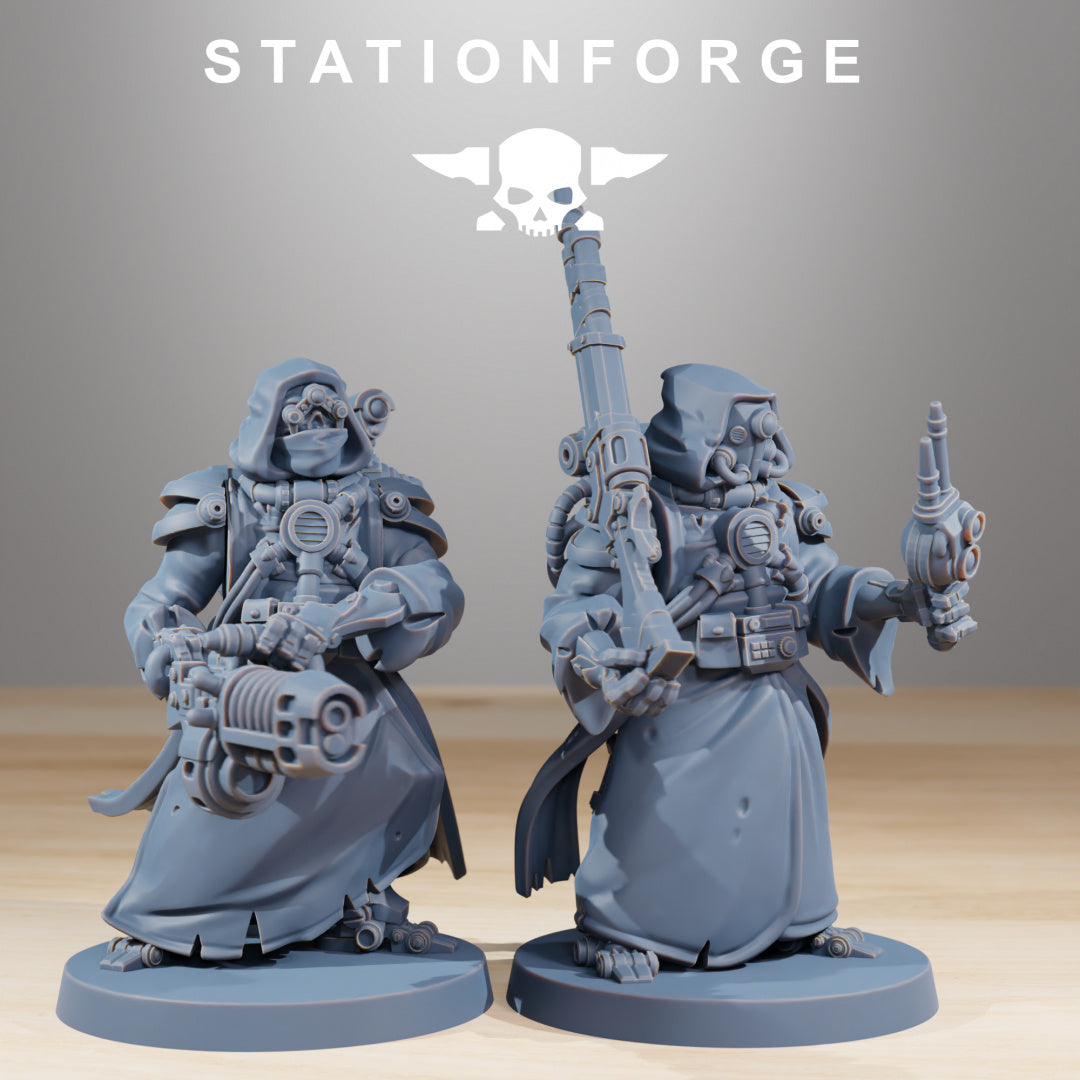 Scavenger Hunters - Compatible with Warhammer 40K - by Station Forge - Tabletop RPG Miniature - Roleplaying 3D Printed Fantasy Mini