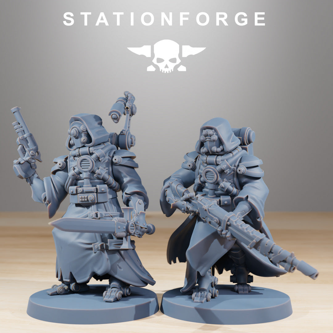 Scavenger Hunters - Compatible with Warhammer 40K - by Station Forge - Tabletop RPG Miniature - Roleplaying 3D Printed Fantasy Mini