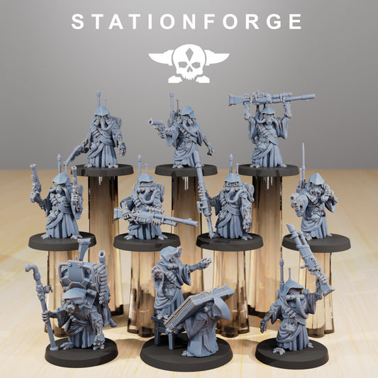 Scavenger Junkards - Compatible with Warhammer 40K - by Station Forge - Tabletop RPG Miniature - Roleplaying 3D Printed Fantasy Mini