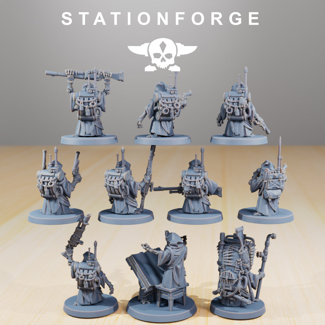 Scavenger Junkards - Compatible with Warhammer 40K - by Station Forge - Tabletop RPG Miniature - Roleplaying 3D Printed Fantasy Mini