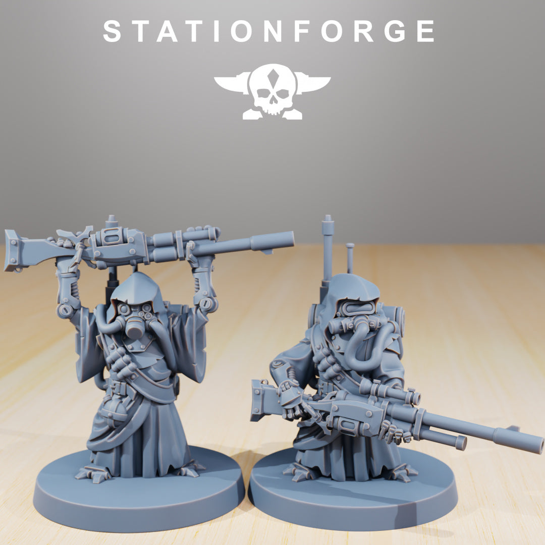 Scavenger Junkards - Compatible with Warhammer 40K - by Station Forge - Tabletop RPG Miniature - Roleplaying 3D Printed Fantasy Mini