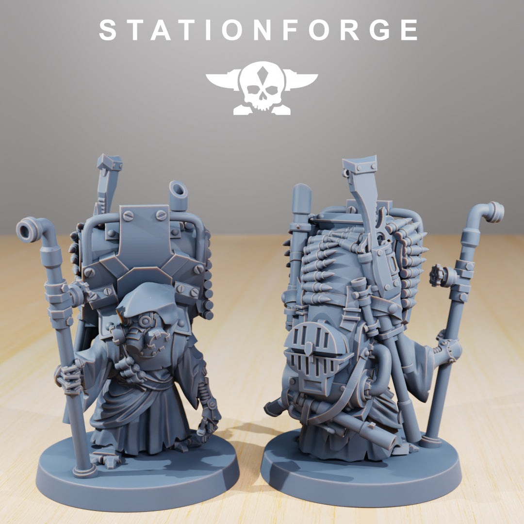 Scavenger Junkards - Compatible with Warhammer 40K - by Station Forge - Tabletop RPG Miniature - Roleplaying 3D Printed Fantasy Mini