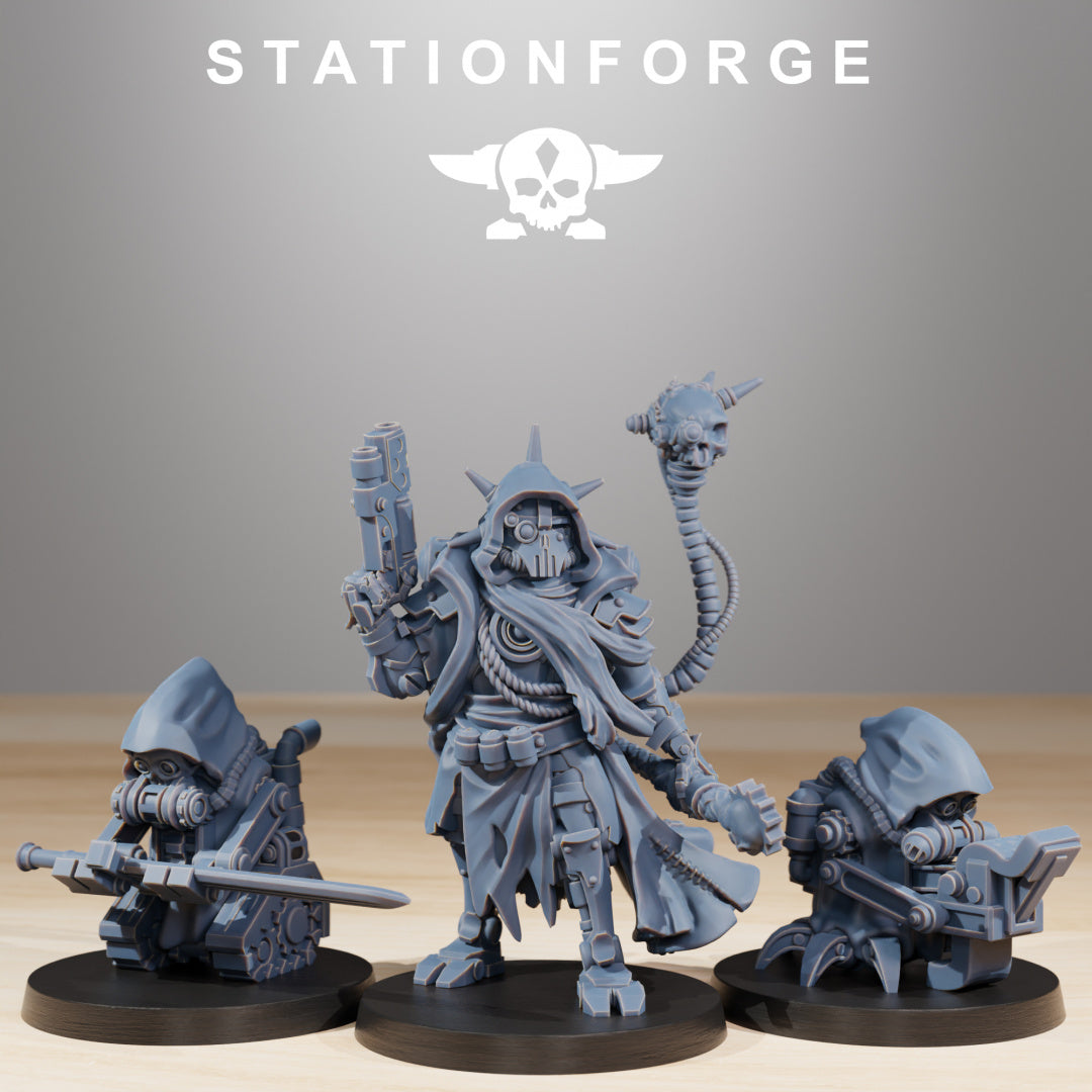 Scavenger Leader - Compatible with Warhammer 40K - by Station Forge - Tabletop RPG Miniature - Roleplaying 3D Printed Fantasy Mini