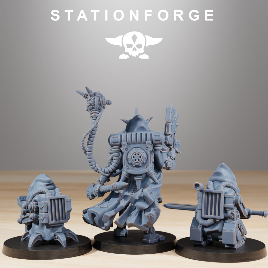 Scavenger Leader - Compatible with Warhammer 40K - by Station Forge - Tabletop RPG Miniature - Roleplaying 3D Printed Fantasy Mini