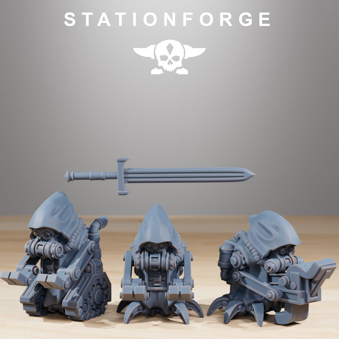 Scavenger Leader - Compatible with Warhammer 40K - by Station Forge - Tabletop RPG Miniature - Roleplaying 3D Printed Fantasy Mini