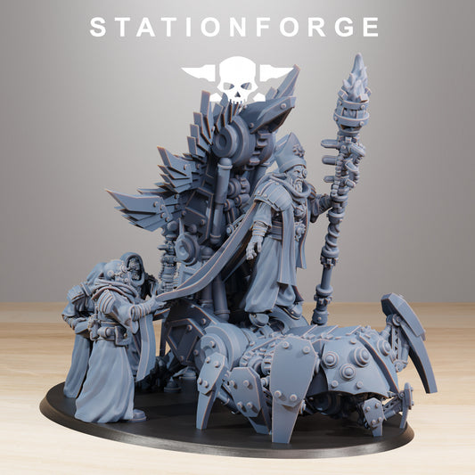 Scavenger Priest - Compatible with Warhammer 40K - by Station Forge - Tabletop RPG Miniature - Roleplaying 3D Printed Fantasy Mini