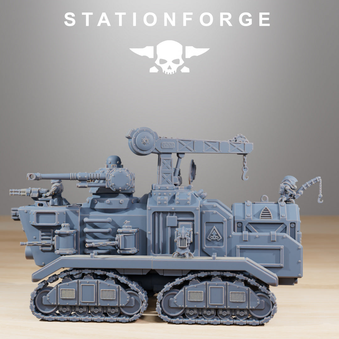 Scavenger Prospector - Compatible with Warhammer 40K - by Station Forge - Tabletop RPG Miniature - Roleplaying 3D Printed Fantasy Mini