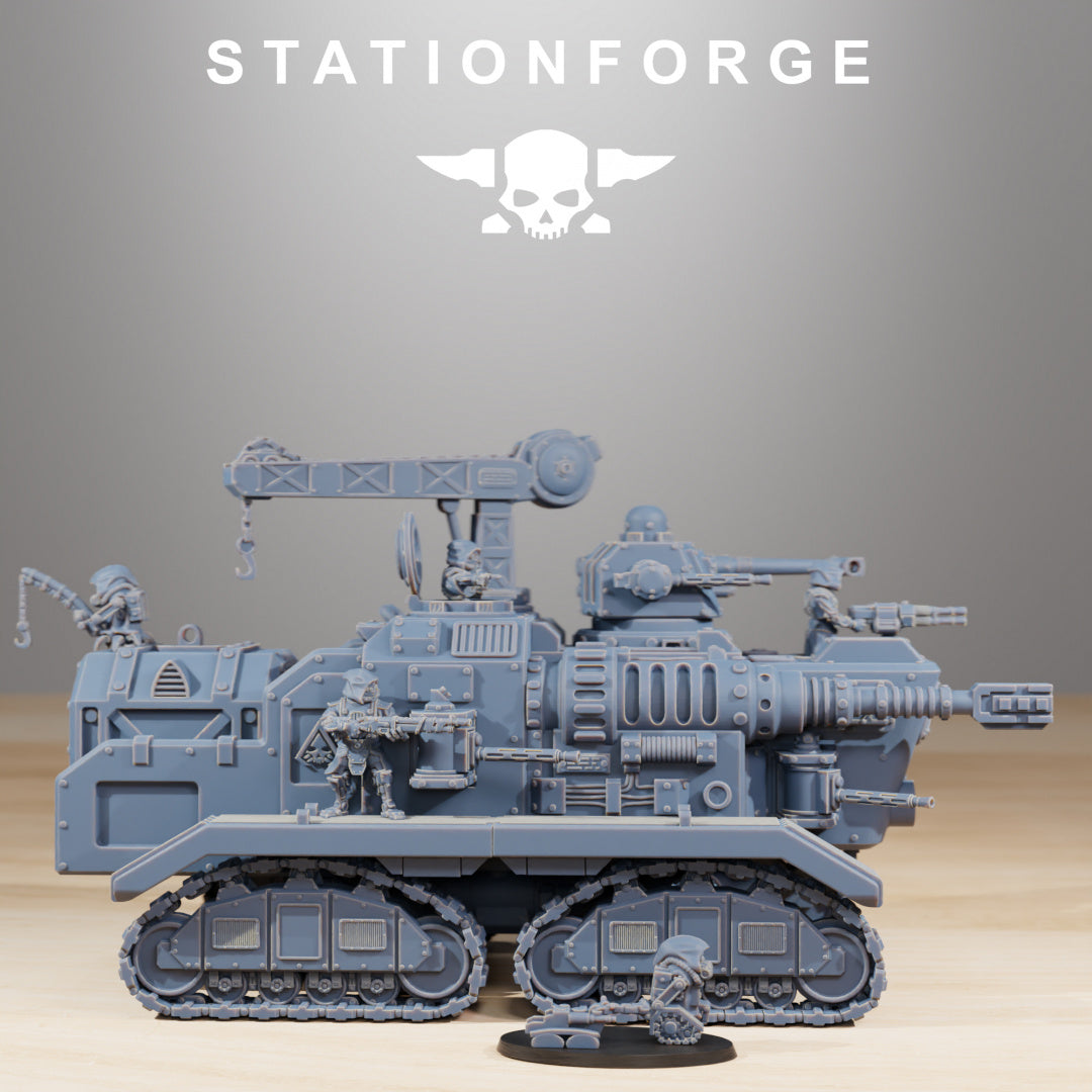 Scavenger Prospector - Compatible with Warhammer 40K - by Station Forge - Tabletop RPG Miniature - Roleplaying 3D Printed Fantasy Mini